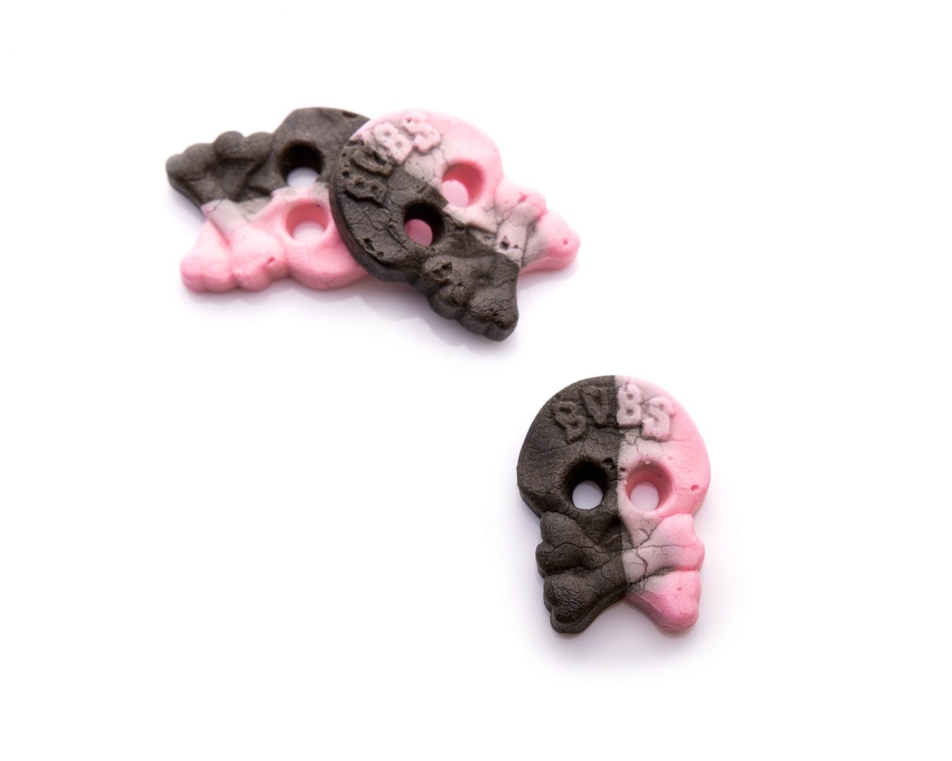 Eat Liquorice - Raspberry Liquorice Foam Skull Bubs Swedish Liquorice Gluten Free Vegetarian Vegan Palm Oil Free