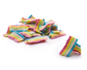 Eat Liquorice - Sour Rainbow Belts Sour Rainbow Bites Sweets