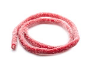 Eat Liquorice - Sour Strawberry Cable Fizzy Strawberry Cable