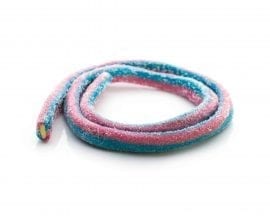 Eat Liquorice - Sour Raspberry Cable Fizzy Raspberry Cable